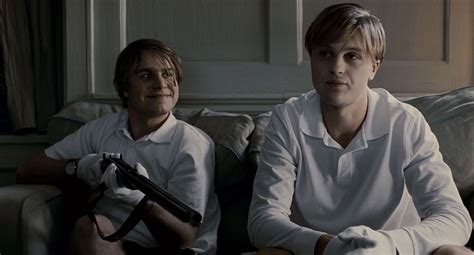 The opening three-minute sequence of the 1997 film Funny Games begins with a slow-motion car drive which is a masterful display of mise-en-scene and visual storytelling that creates tension and suspense. . Funny games movie wiki